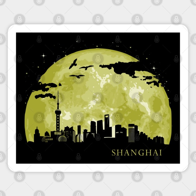 Shanghai Sticker by Nerd_art